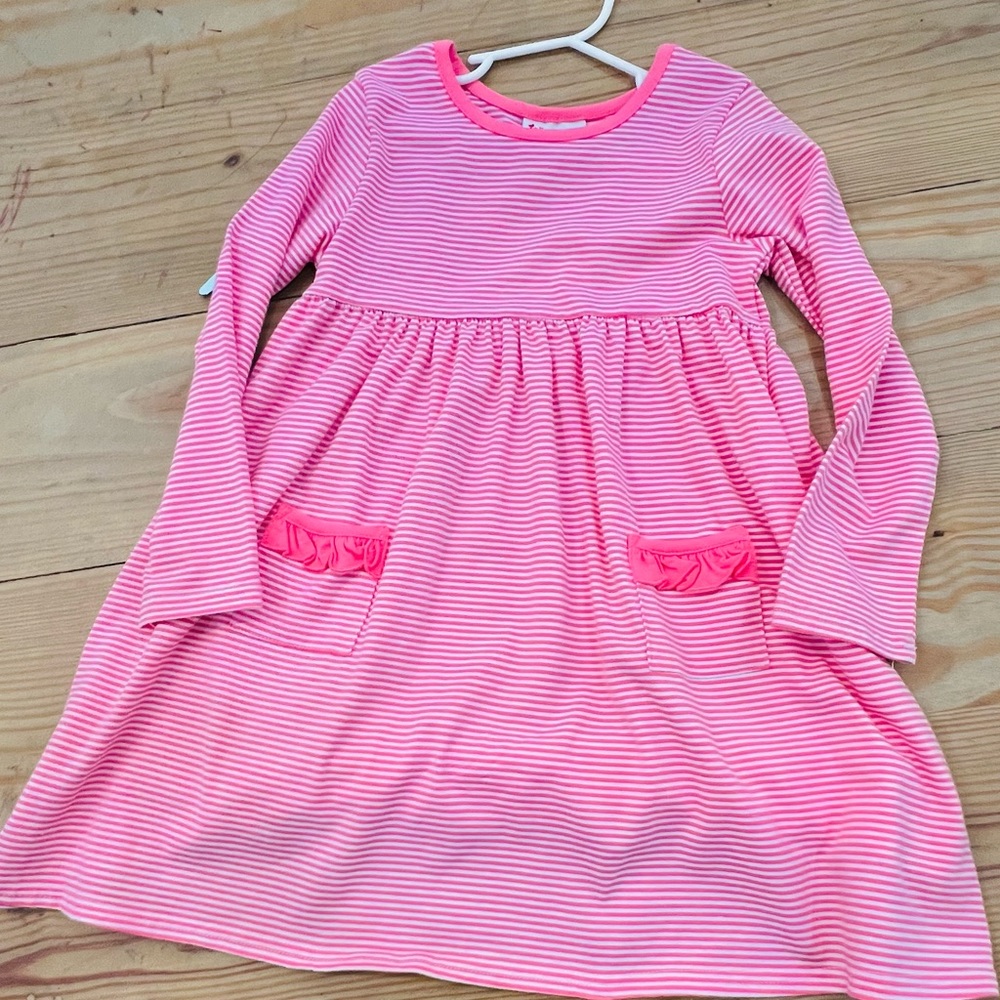 NWOT Girls Jellybean Pink Stripe Dress